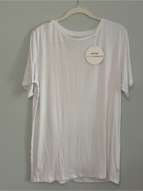 Little Sleepies NWT White Sleep Shirt Women Sz M